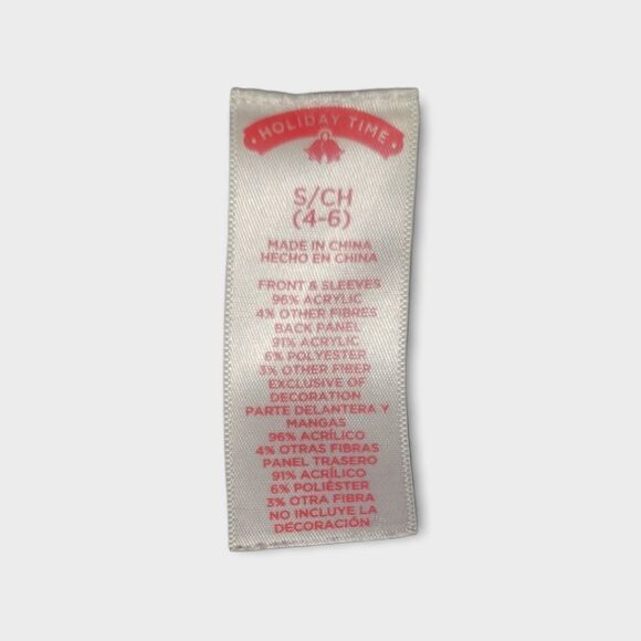 lHoliday Time ugly Christmas Sweater Penguins Bells Scarfs holiday Small - Picture 5 of 5